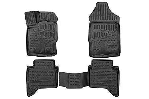 Element 3D Gummimatten Passgenaue Fußmatten Ford Ranger Supercrew 2019-4tlg