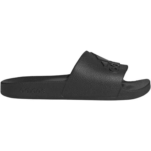 adidas Unisex Adilette Aqua Slides, Core Black, 47 EU - Dusch- & Badeschuhe für Herren, wasserfest und ideal für den Einsatz am Pool oder im Badezimmer.