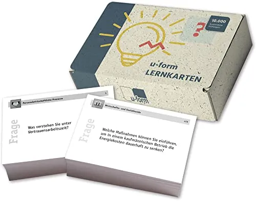 Lernkarten für Kaufmann/Kaufffrau für Büromanagement: Abschlussprüfung - Kaufmännische Berufe - Effiziente Lernkarten zur optimalen Vorbereitung auf die Abschlussprüfung.