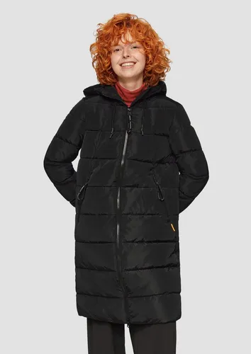 Q S by s.Oliver Damen 2150000 Jacke - Stehkragen, fixierte Kapuze, Regular Fit und praktische Reißverschlusstaschen in XXL