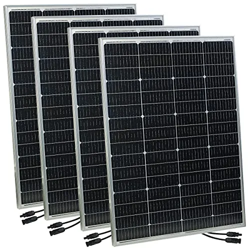 revolt 4er-Set mobile monokristalline Solarpanels 150 W von revolt