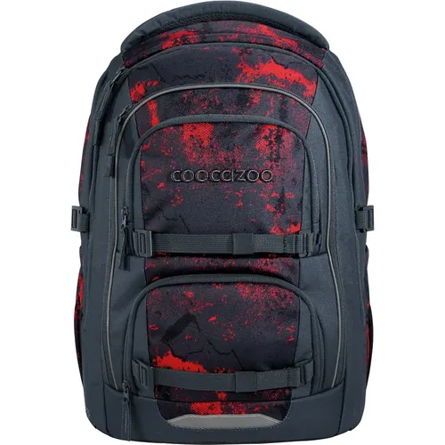coocazoo Porter Schulrucksack „Broken Black” – ergonomisch & anpassbar