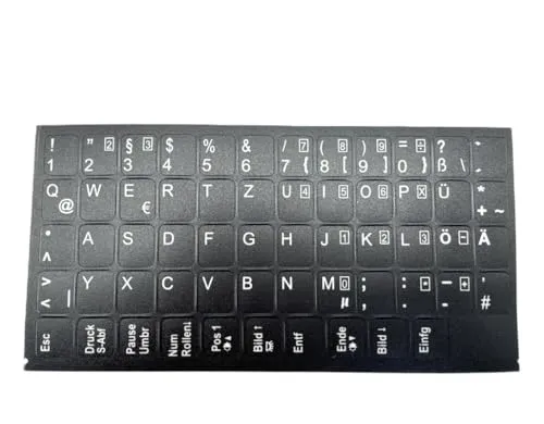 T-ProTek DEUTSCHE Tastaturaufkleber
