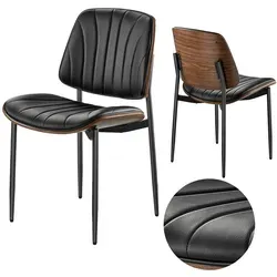 VEVOR Retro-Esszimmerstuhl (2 Stk.)