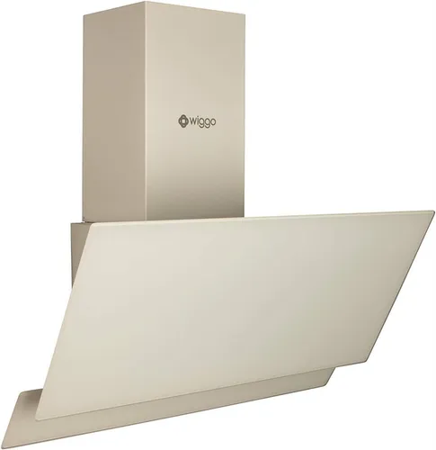 wiggo Kopffreihaube 50cm - Dunstabzugshaube mit LED Touch-Display - Dunstabzugshaube mit 300m³/h Leistung, ideal für moderne Küchen. Elegantes Design in creme und beige, wahlweise Abluft oder Umluft.