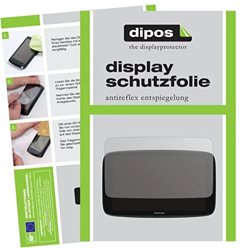 dipos I Schutzfolie matt kompatibel mit Tomtom GO Discover 7 Zoll Displayschutz-Folie