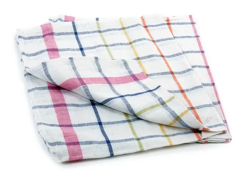 Geschirrtuch 50 x 70 cm Baumwolle Bunt Kariert Gastro Geschirrtücher Küche Plock