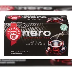 Teekanne Schwarztee Nero - Intensiver Assam-Tee - Tees - Erleben Sie den vollmundigen Geschmack von TEEKANNE nero, einem kräftigen Assam-Tee aus dem malerischen Nordosten Indiens.