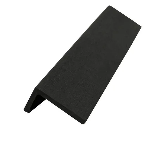 WPC Profi Terrassendielen MUSTER L-Abschlussleiste 15 cm anthrazit 60x40 mm, (Abschlussleiste, Musterstück 15 cm)