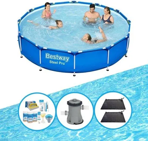 Stahlpool Steel Pro 366x76 cm
