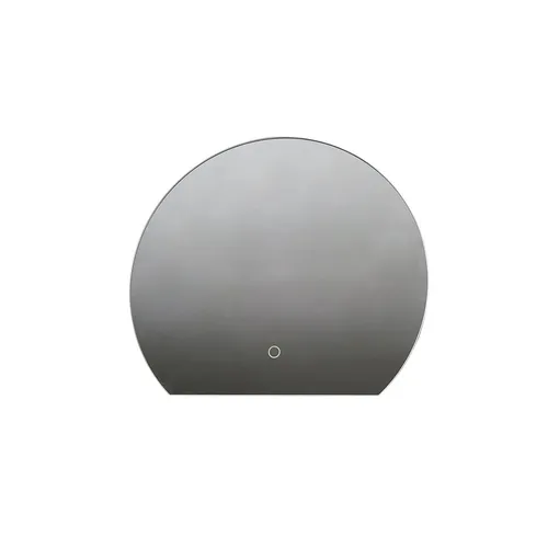 Produktbild Lucande LED-Spiegel Celestiel 50 cm – Halbrund mit CCT-Funktion