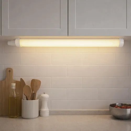 Küchenleuchte Unterbaulampe Lichtleiste Schranklampe Regalleuchte LED L 55 cm