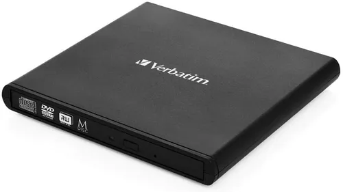Produktbild Verbatim Externer Slimline CD/DVD-Brenner schwarz