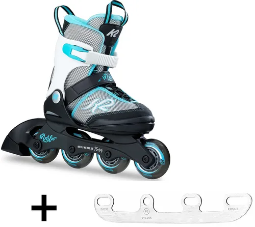 K2 MARLEE Kinder Inline Skate inkl. SABRES 4 Schlittschuh Eiskufen - 35-40
