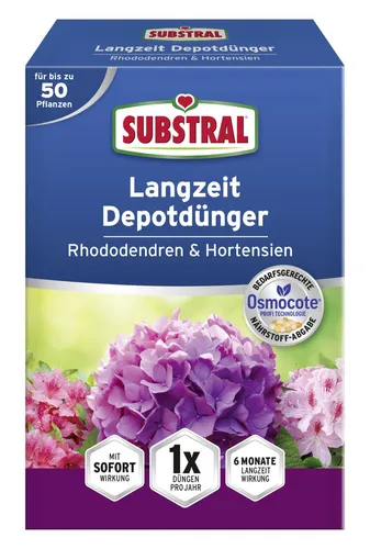 Substral Langzeit Depotdünger Rhododendren und Hortensien 750 g
