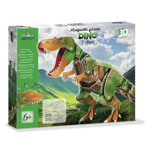 Riesiges 3D Dragon Modell Zum Bauen (6+) - Créa Lign' CL191