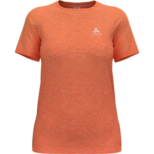 Odlo Damen Essential Seamless T-Shirt (Größe L, orange)