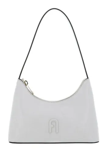 Furla Diamante ee Schultertasche aus Leder 24 cm - Elegant in Weiß - Handtaschen mit hochwertigem Leder, ideal für stilbewusste Frauen, die Eleganz und Funktionalität schätzen.