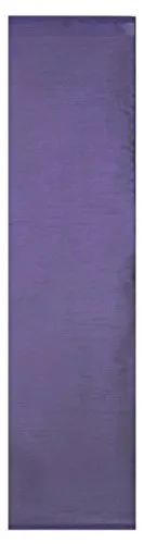 Flächenvorhang Schiebegardine halbtransparent Wildseide Optik Uni Schiebevorhang ca. 60x245 cm Vorhang Gardine #1135 (Flieder)