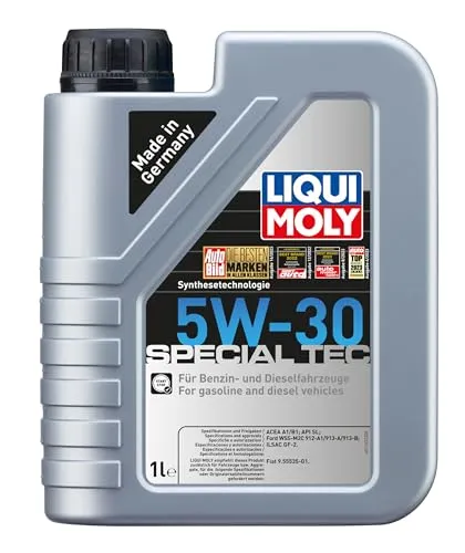 Liqui Moly Motoröl Special Tec 5W-30 1163 - Hochleistungsmotoröl für höchste Ansprüche, optimiert für Kraftstoffeinsparung und Motorenschutz, ideal für moderne Autos.