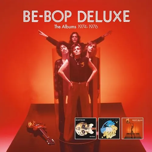 Be Bop Deluxe The Albums 1974-1976 (CD) Box Set - 3-CD Box Set der Rockband Be Bop Deluxe, enthält alle Alben von 1974-1976, erhältlich ab 15.08.2025 – ein Muss für Art Rock-Fans!