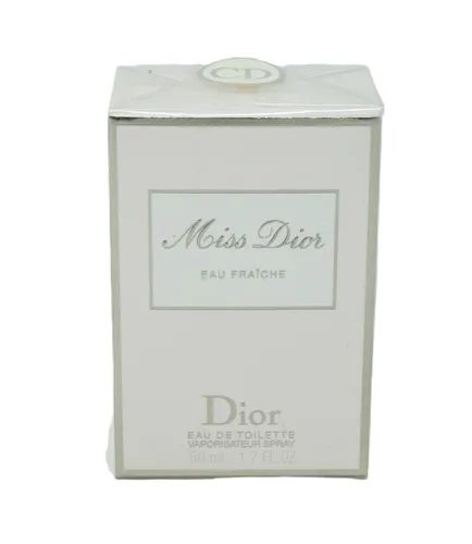 Miss Dior Eau Fraiche Eau de Toilette 50ml - Elegantes Eau de Toilette mit frischen, blumigen Noten. Ideal für den täglichen Gebrauch und verleiht einen Hauch von Luxus aus Frankreich.