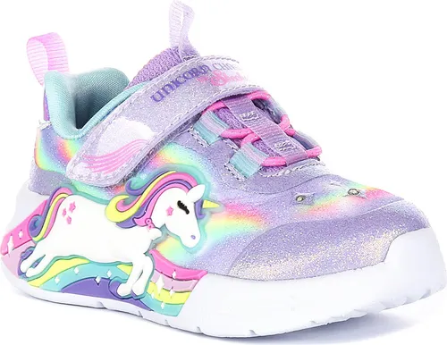 Skechers Mädchen Unicorn Chaser Sneakers, Lavender, 23 EU von Skechers