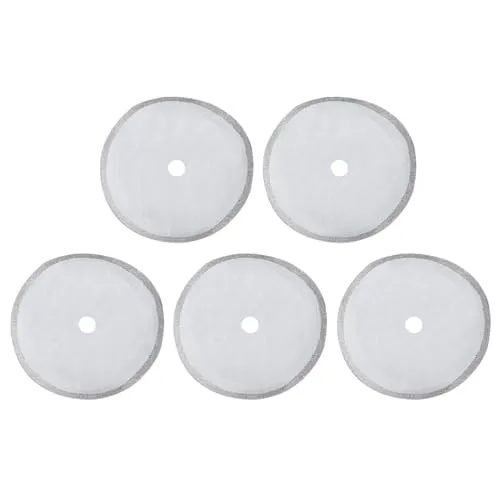 Kaffeetasse,5 Stücke Kaffeekanne Mesh Filter Zubeh?r 304 Edelstahl Tragbare Abnehmbare Presse Kaffeemaschinen Ersatzfilter(M 800ml)