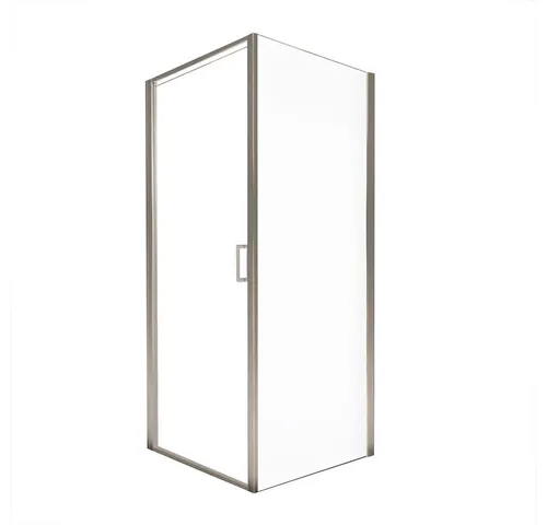 Home Deluxe Duschkabine LIVIA - 90 x 195 cm Chrom - Duschkabinen aus robustem ESG-Sicherheitsglas, ideal für jedes Badezimmer und in verschiedenen Größen erhältlich, um deinen Raum optimal zu nutzen.
