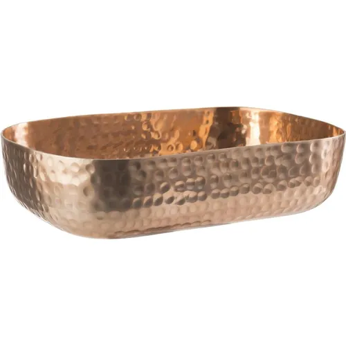 Elegante Servier-Schale aus Aluminium, gehämmert, kupferfarben 1,4 Liter - Sonstige Buffet-Ausstattung, stilvolles Design und hochwertige Verarbeitung, perfekt für besondere Anlässe oder täglich im Einsatz.