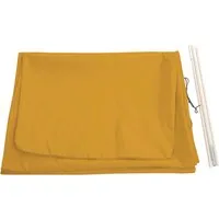 MCW Schutzhülle Gelb - Optimaler Schutz für Ampelschirme - Sonnenschirm-Zubehör mit wasserdichter PVC-Beschichtung, ideal für Ampelschirme bis 4m. Praktischer Reißverschluss und lange Kordel für einfaches Handling und Schutz vor Witterungseinflüssen.