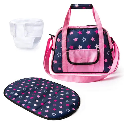 Bayer Nursery Bag (69016AA) - Praktische Tasche für Puppenzubehör, ideal für kleine Puppeneltern und unterwegs.