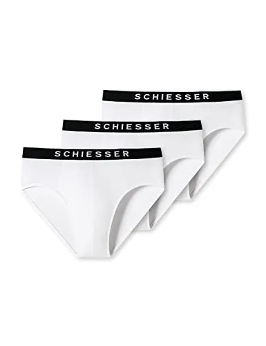 Schiesser Herren 3 PACK Slips Bio Baumwolle von Schiesser