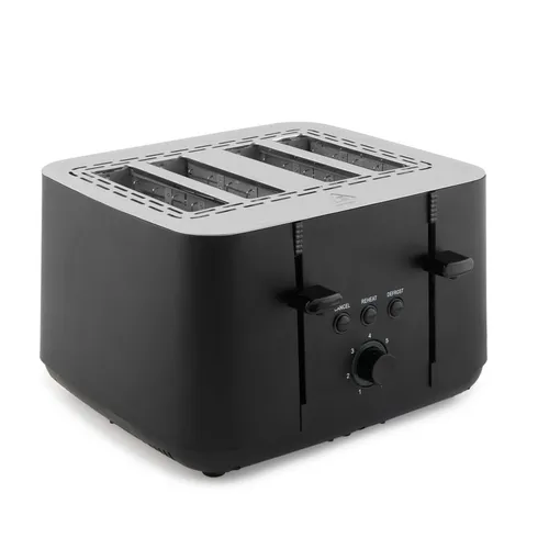 Petra Toaster 4 Scheiben 1850W in schwarz von Petra