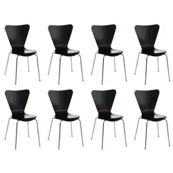 CLP Besucherstuhl Schwarz in schwarz von CLP