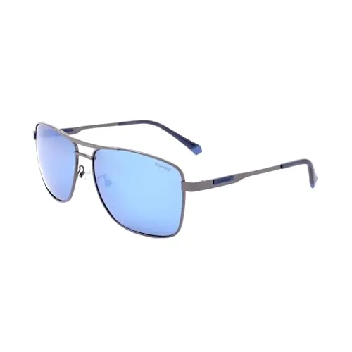 Polaroid Unisex PLD 2136/g/s/x Sunglasses, KJ1/5X DK Ruthenium, 61