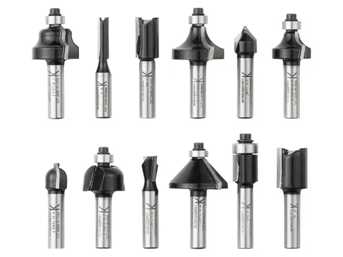 PARKSIDE Fräsköpfe für Oberfräsen 12-teilig