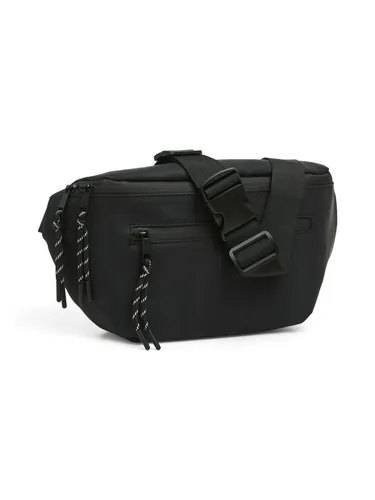 Pieces Umhängetasche in Schwarz - stylish und praktisch - Gürteltasche aus robustem Polyester mit verstellbarem, abnehmbarem Umhängeriemen. Ideal für unterwegs mit Reißverschlussfächern für sichere Aufbewahrung.