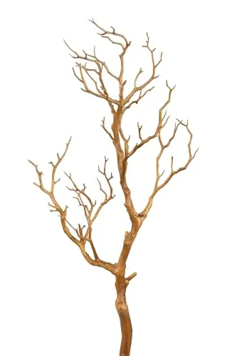 Großer Dekoast/Dekozweig YF künstlicher AST Zweig Kunstast (Hellbraun, 70cm)