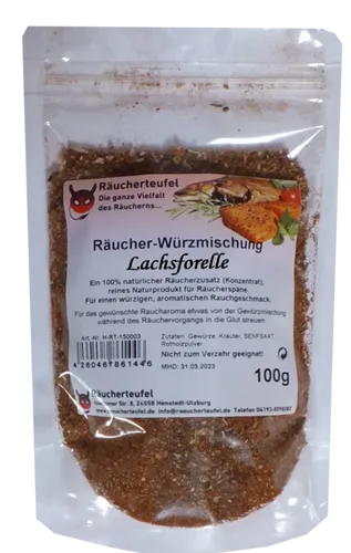 Räucher-Würzmischung Lachsforelle (Konzentrat) 100g, Räucherzusatz, Räuchern