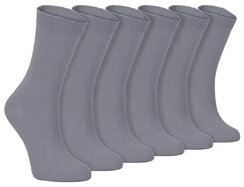 Sock Snob - 6er pack damen dünn elegant bunt farbig baumwolle socken 37-42 eur (37-42 eu, PL30 Platinum)