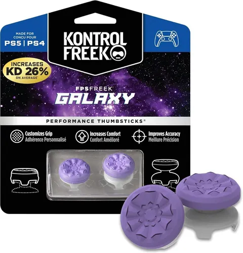 KONTROLFREEK FPS Freek Galaxy Purple pour Manette PS5 PS4 2 Joystick Performance