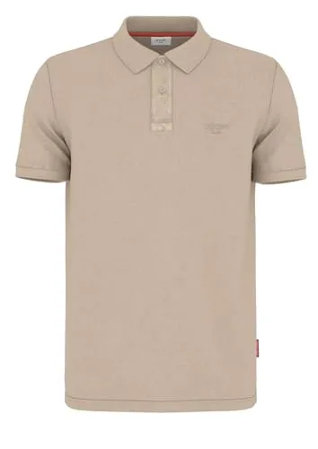 Joop Jeans Poloshirt Ambrosian - Kurzarm in Braun M - Herren-Shirt aus 95% Baumwolle und 5% Elasthan, mit kurzer Knopfleiste für einen lässigen Look und hohen Tragekomfort.