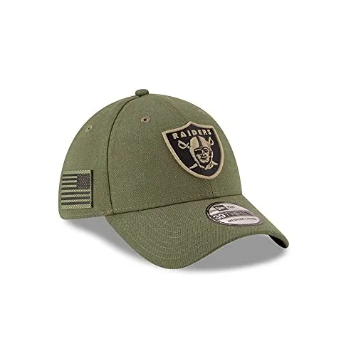 New Era 39Thirty Cap Salute to Service Oakland Raiders - S/M - Stylische 39Thirty Stretch-Fit Cap für Oakland Raiders Fans, ideal für jeden Anlass und perfekt für das ganze Jahr.