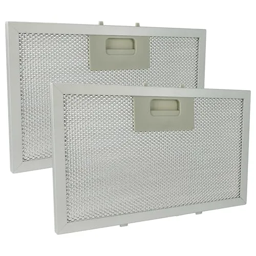 vhbw 2x Filter Metallfettfilter kompatibel mit Klarstein Hektor Eco 10034864, 10034865 Dunstabzugshaube, Aluminium, Aktivkohle