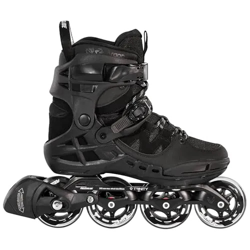 Powerslide Inline Skate Phuzion Argon Black 80, für Fitness, für Damen und Herren