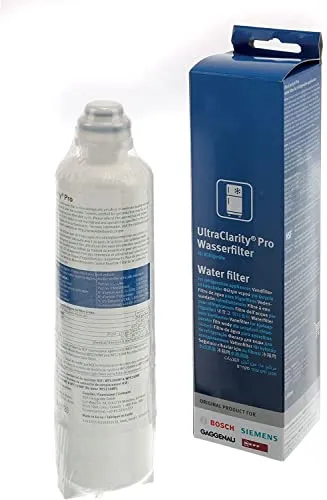 Bosch 11032518 Wasserfilter UltraClarity Pro für KühlGefrierKombination - Wasserfilter für Side-by-Side Kühl-Gefrierkombinationen mit einer Lebensdauer von bis zu 6 Monaten für sauberes und frisches Wasser.