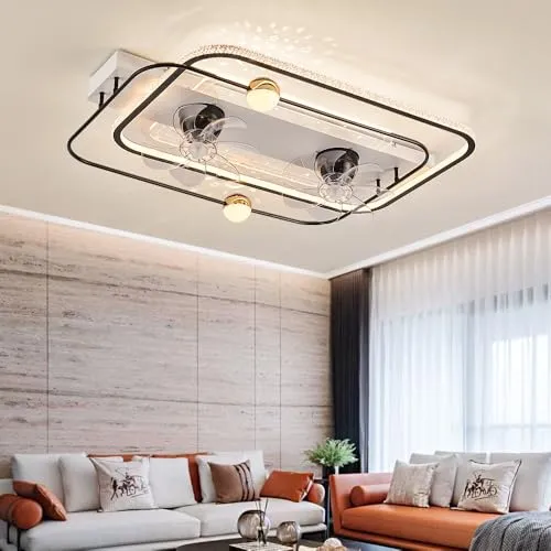 Eurohandisplay Deckenventilator mit LED Beleuchtung und Fernbedienung