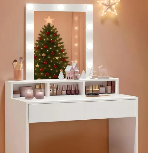 VASAGLE Schminktisch mit LED-Beleuchtung von VASAGLE