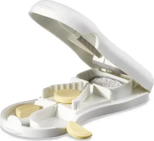 MEDI 7 TRIO TAB TEILER WEI - Arzneimittel, präziser Tablettenteiler für eine einfache Dosierung und optimale Einnahme von Medikamenten.